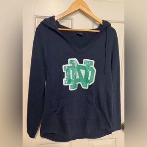 Women’s Notre Dame Fighting Irish Sequin Logo Hoodie